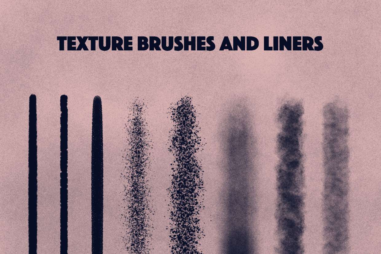 点绘笔刷 - Procreate笔刷预览效果